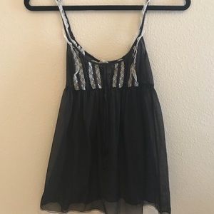 [victoria’s secret] lacy black nightgown
